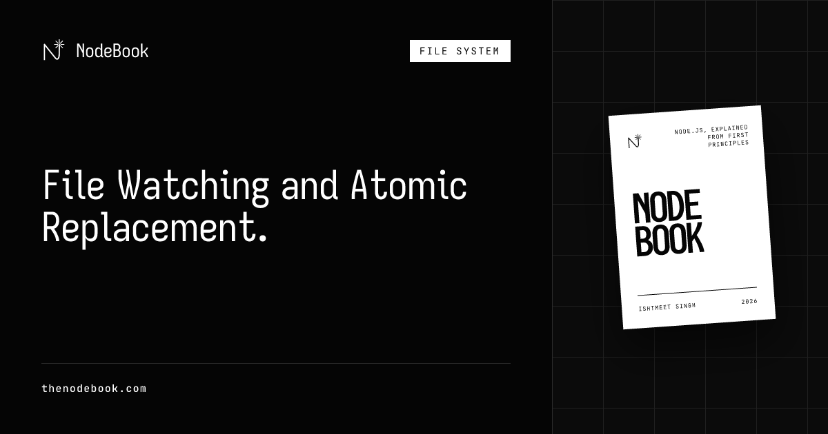 File Watching and Atomic Replacement